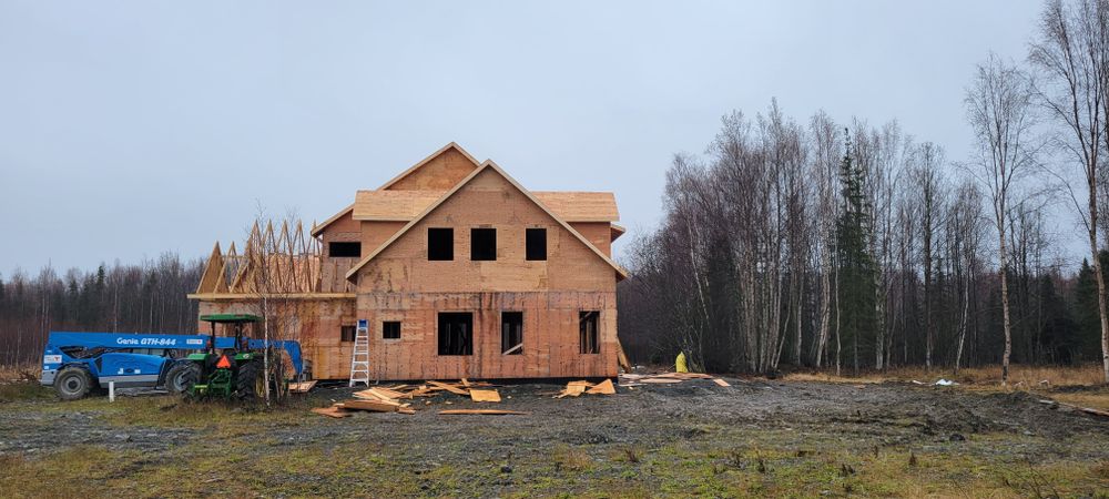 Framing for SteveWorks Construction in Sterling, AK