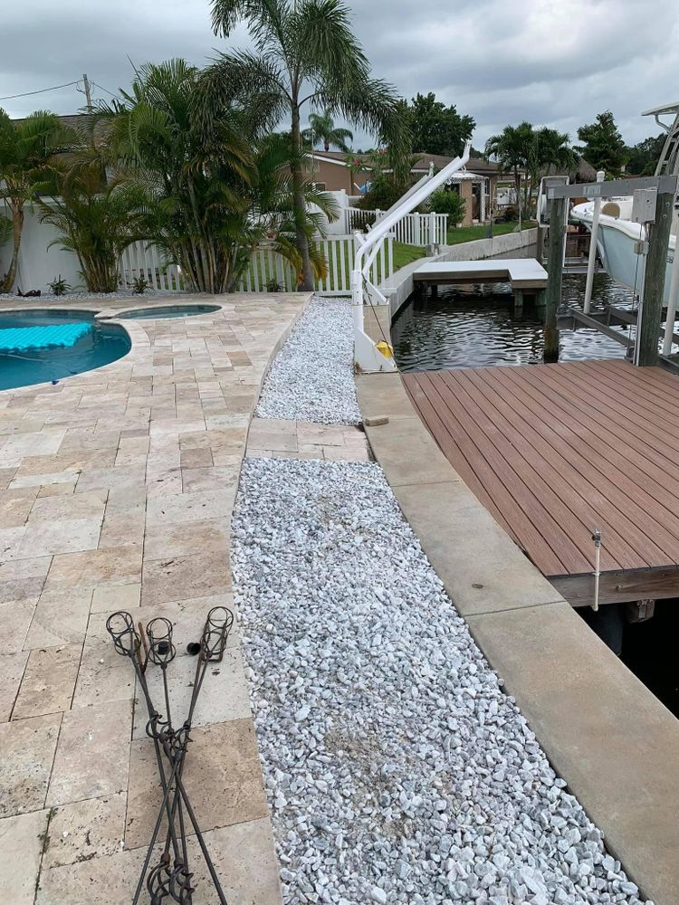 Hardscaping for Team Tolson Landscape in Tampa Bay, FL