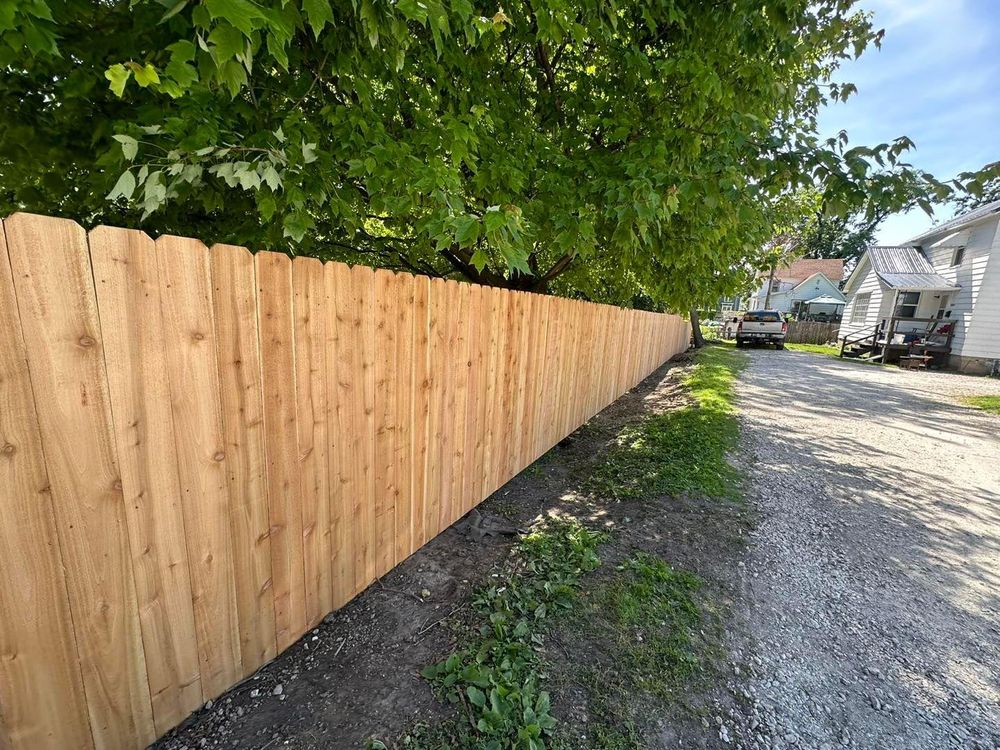 Fence Installation for Illinois Fence & outdoor co. in Kewanee, Illinois