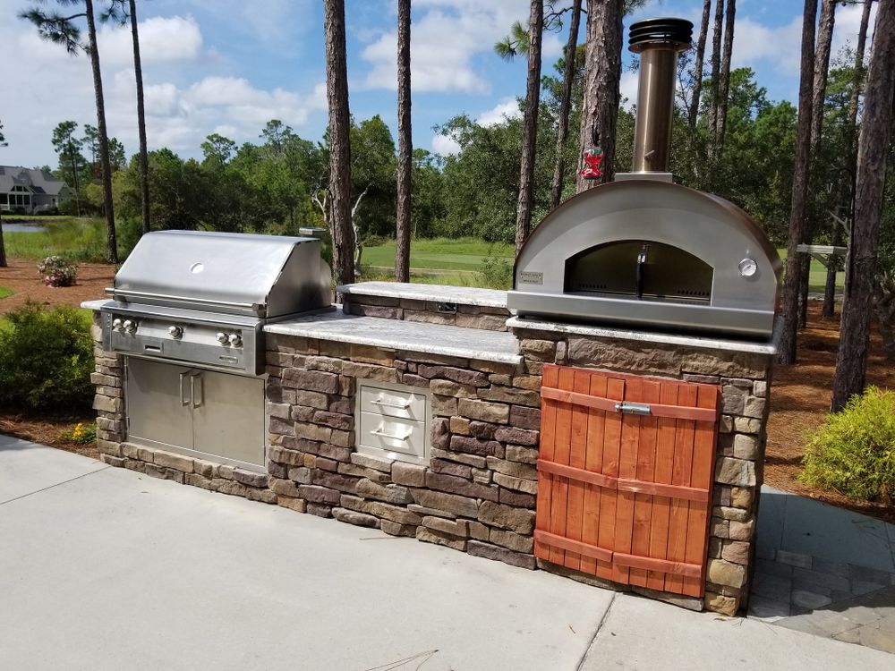 Hardscaping for Bianchi Business Development in Southport, NC