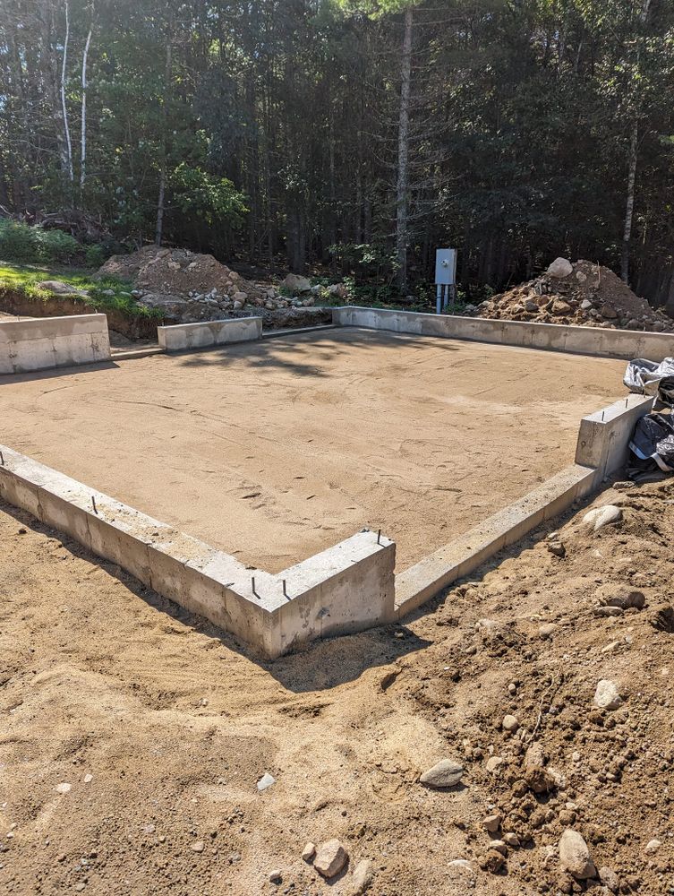 Our hardscapes service designs and installs durable patios, walkways, retaining walls, and outdoor features that enhance your property’s beauty, function, and value with expert excavation preparation and craftsmanship. for Krahn Excavation in Portland, Maine
