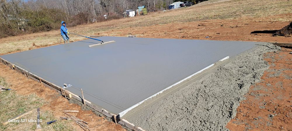 Our Concrete Slab Construction service provides durable, precisely crafted slabs ideal for patios, garages, or home extensions. We ensure high-quality materials and expert craftsmanship to enhance your property's foundation and functionality. for JD Hardscapes & Landscaping LLC in Shelby, NC