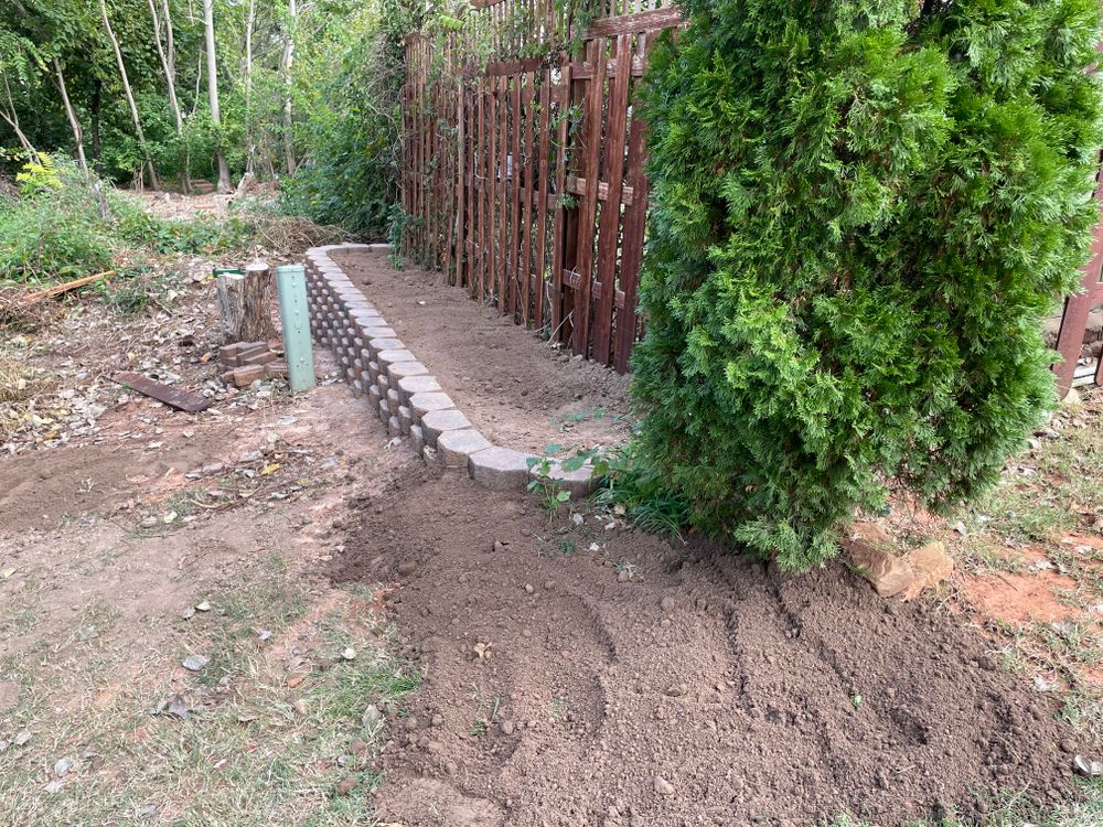 Retaining walls for Stallion Design And Construction in Norman, OK