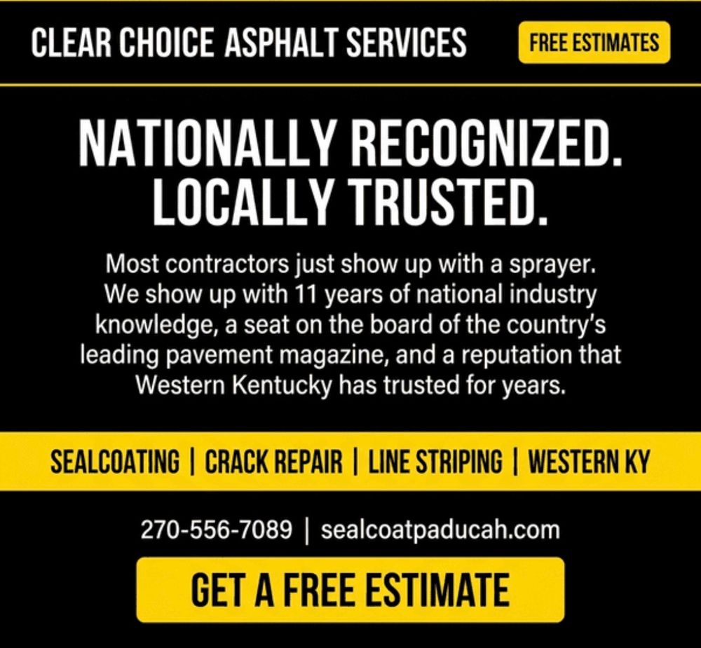 Asphalt Sealcoating for Clear Choice Asphalt Services  in Paducah, KY