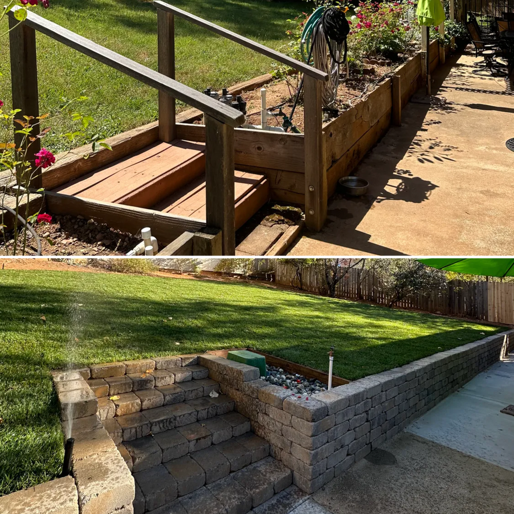 “Before & After” for Diamond Landscape & Hardscape in Diamond Springs, CA