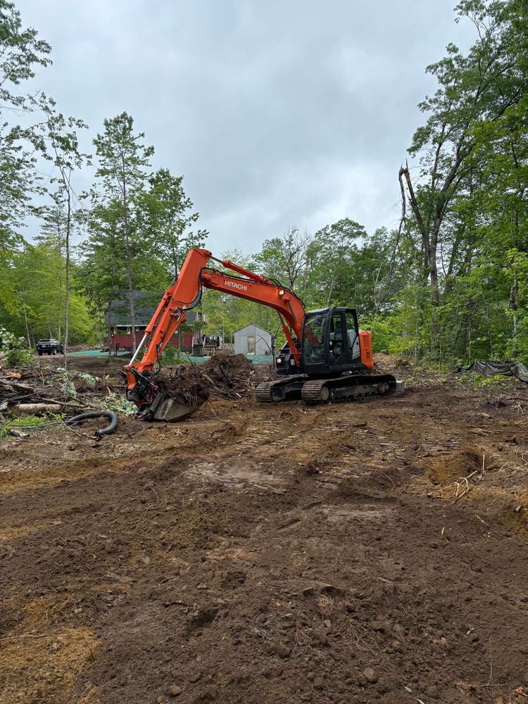 Our Site Preparation service ensures your property is ready for construction by expertly clearing debris, leveling the land, and installing necessary drainage systems to create a safe, stable foundation for your project. for A&D Excavation & Landscaping in Conway, NH