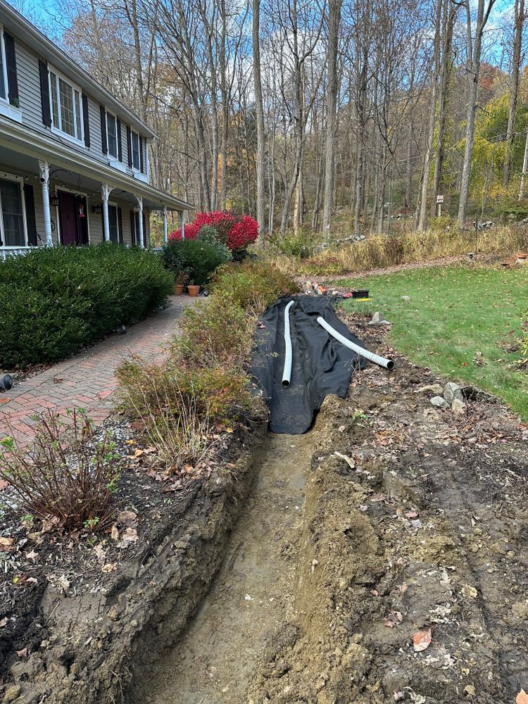 Drainage & Excavation for NK Landscaping LLC in Dutchess County, NY