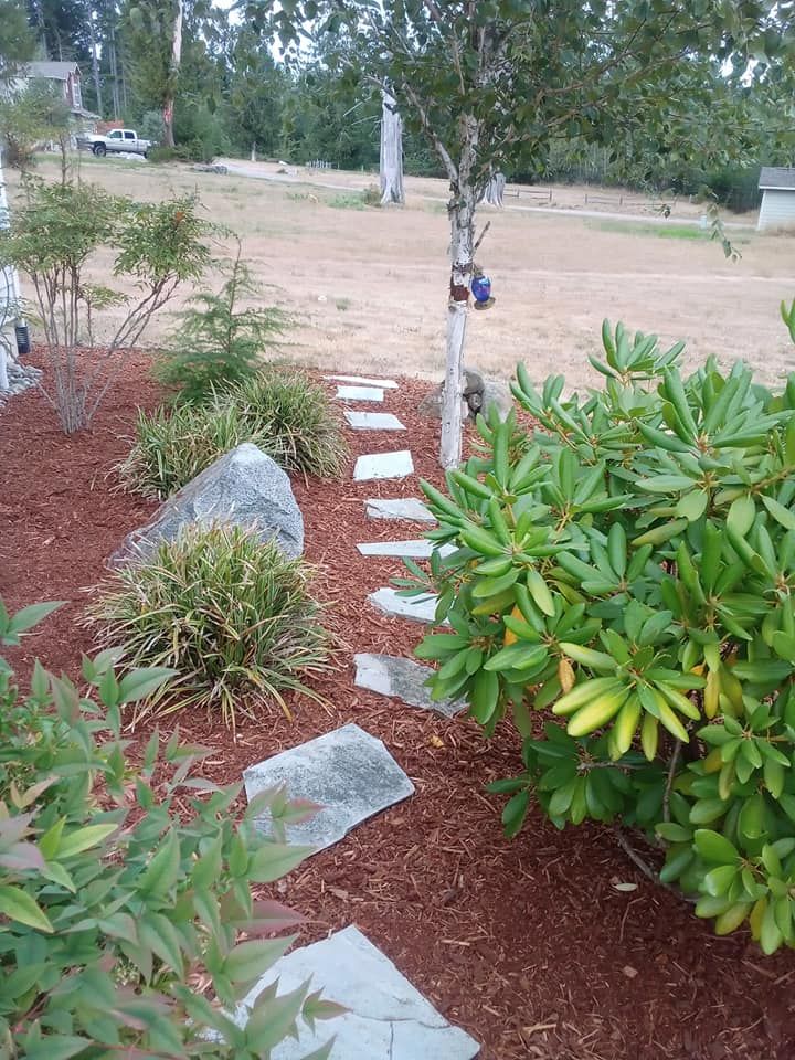 Landscape Design and Installation for WorkHorse Landscaping, LLC in Seabeck, WA