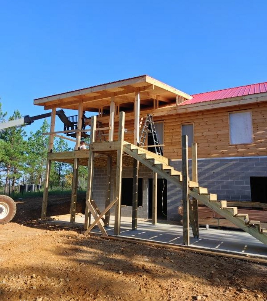 New Construction for JW Johnson Construction in Linden, TN