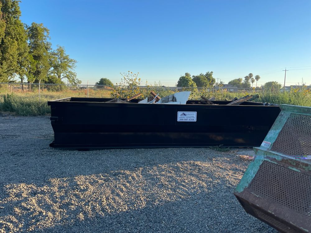Our Top Bin & Dumpster Rentals service offers homeowners reliable, affordable waste management solutions with flexible scheduling and various sizes, ensuring a seamless construction or remodeling experience without clutter or hassle. for Albano's Construction Solutions in Gustine, CA