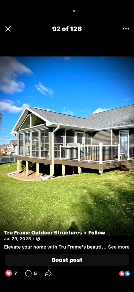 All Photos for Tru Frame Outdoor Structures in Menasha, WI