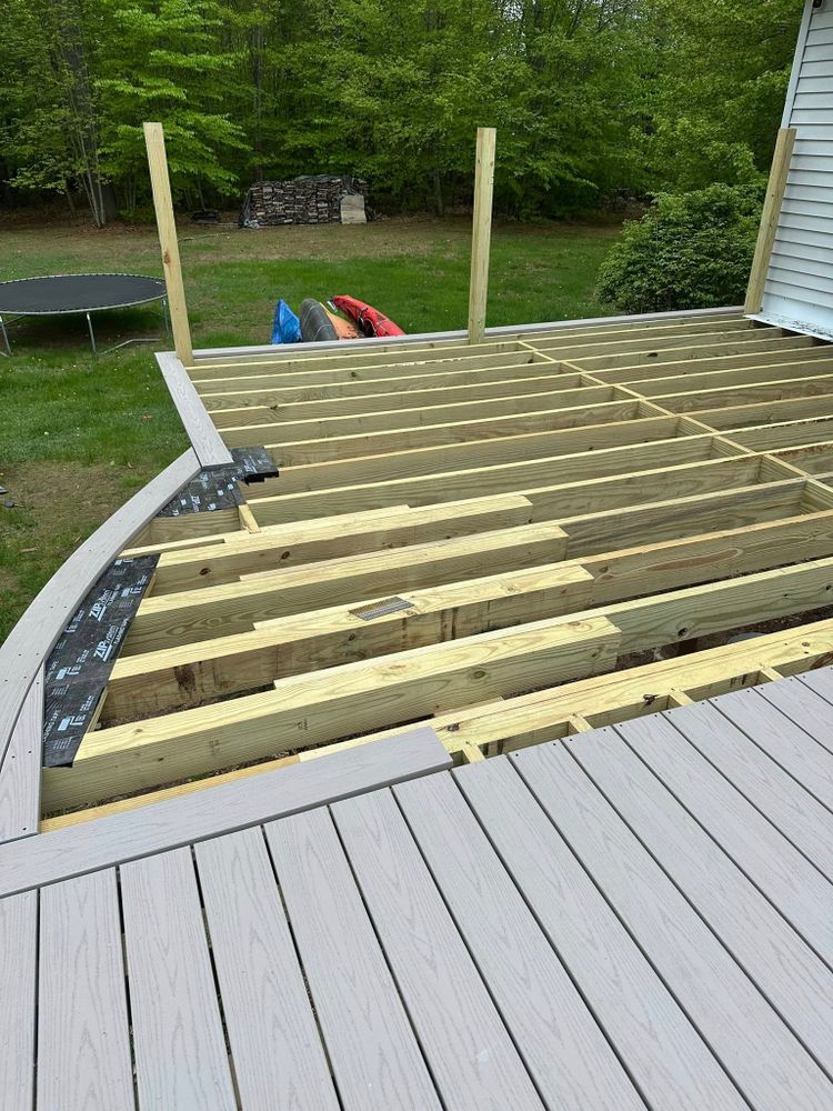 Exterior Construction for S&C Construction in Ossipee Valley, NH