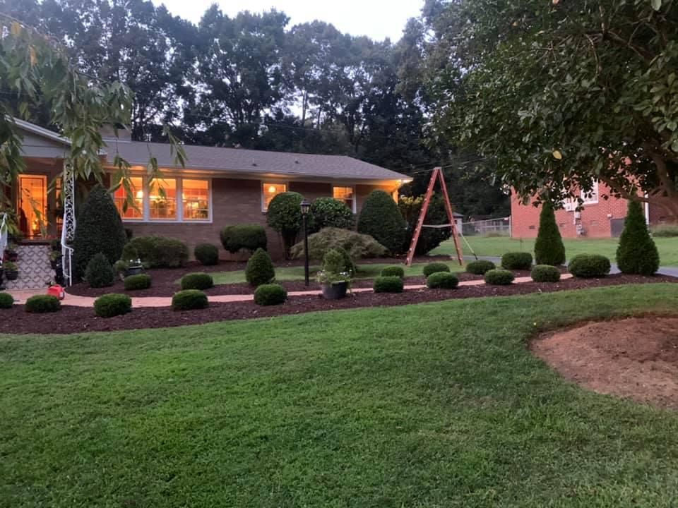 Mulching for America's Top Pick Lawn & Landscaping in Gastonia, NC