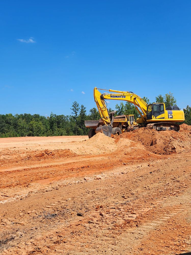 Excavating for Tri Services in Milledgeville, GA