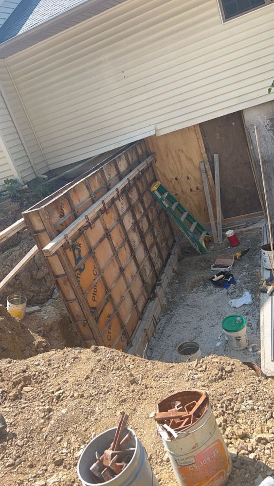 Steps for Travis Hill Concrete & Construction in Topeka, KS