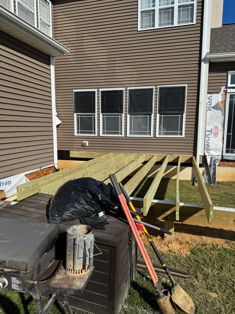 Parkside - deck & kitchen for Thomas J. Gorman Construction in Middletown, DE