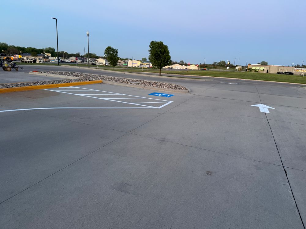 All Photos for Midwest Line Striping LLC in Spirit Lake, IA