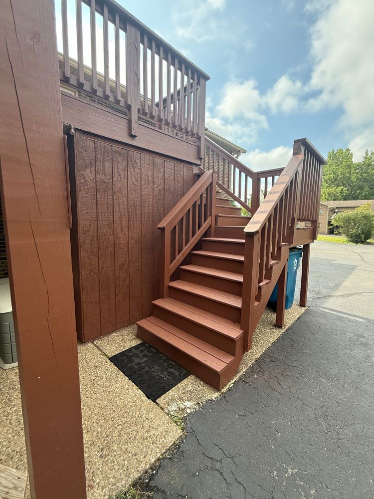 Revitalize your outdoor space with our professional deck staining service. We enhance durability and beauty while protecting against weather elements, ensuring your deck looks stunning for years to come. for QC Painting in Shelbyville, KY