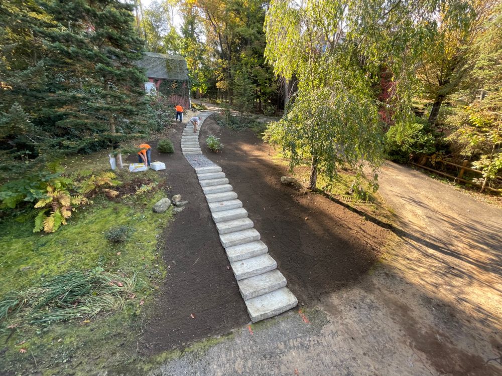 Landscape Steps & Stepping Stones for NK Landscaping LLC in Dutchess County, NY