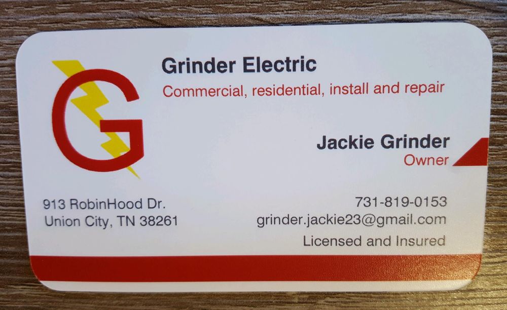 Electrical Repairs for Grinder Electric in Union City, TN