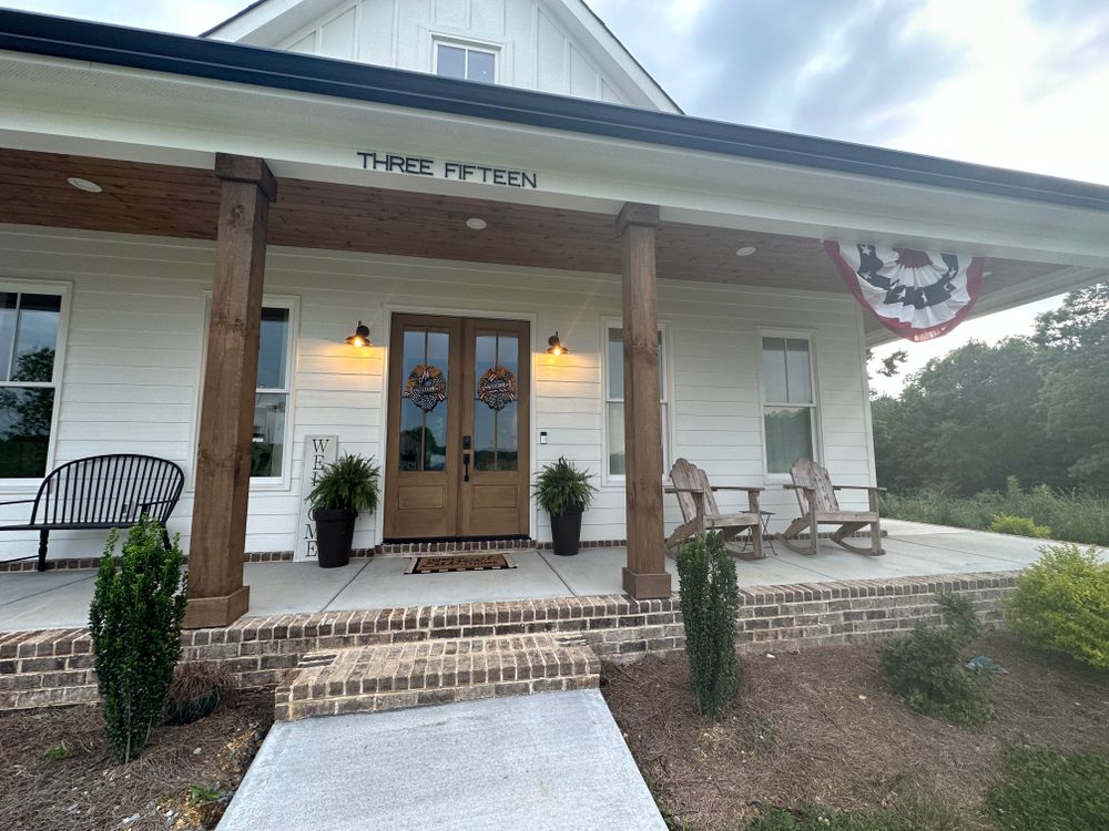 Farmhouse Project for Mason Built Homes in Calhoun, GA