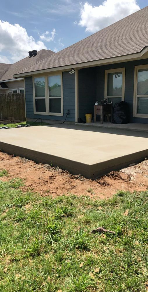 Concrete for Mel Concrete and Construction in College Station, TX