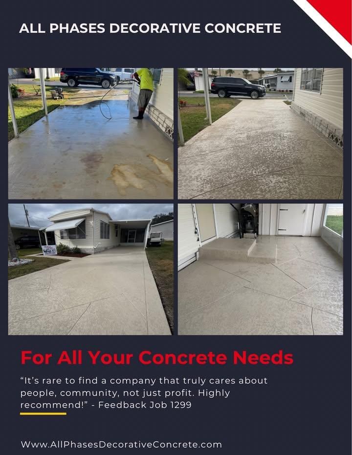 All Photos for All Phases Decorative Concrete in Sebring, FL