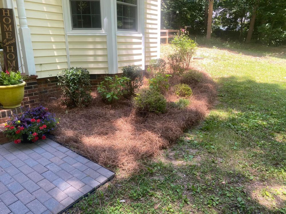 Mulching for America's Top Pick Lawn & Landscaping in Gastonia, NC