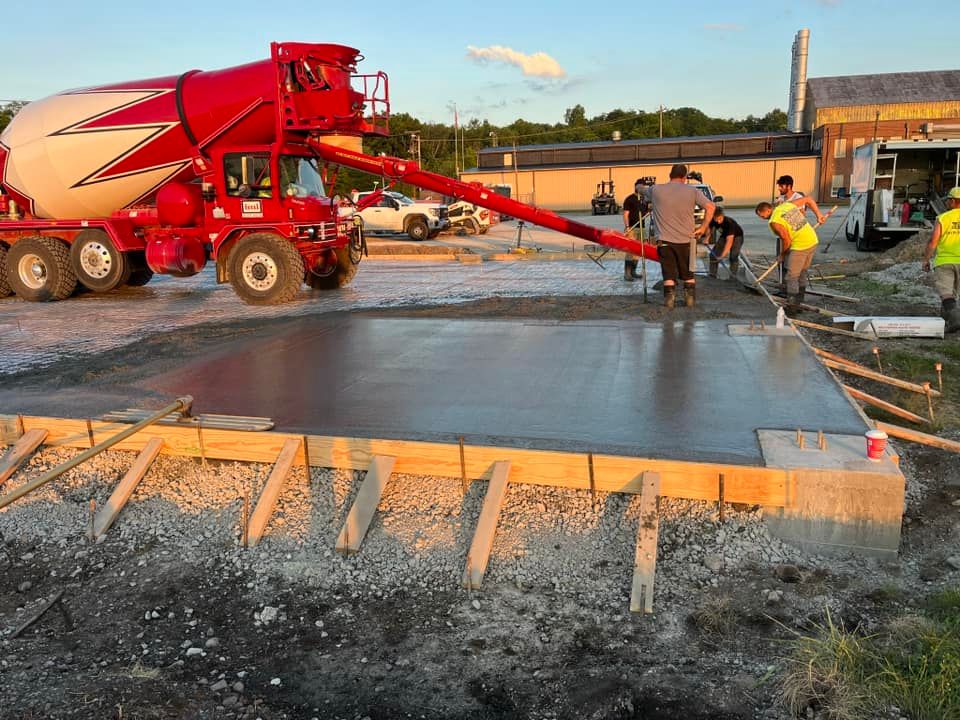 Concrete for KW Earthworks in Connersville, IN