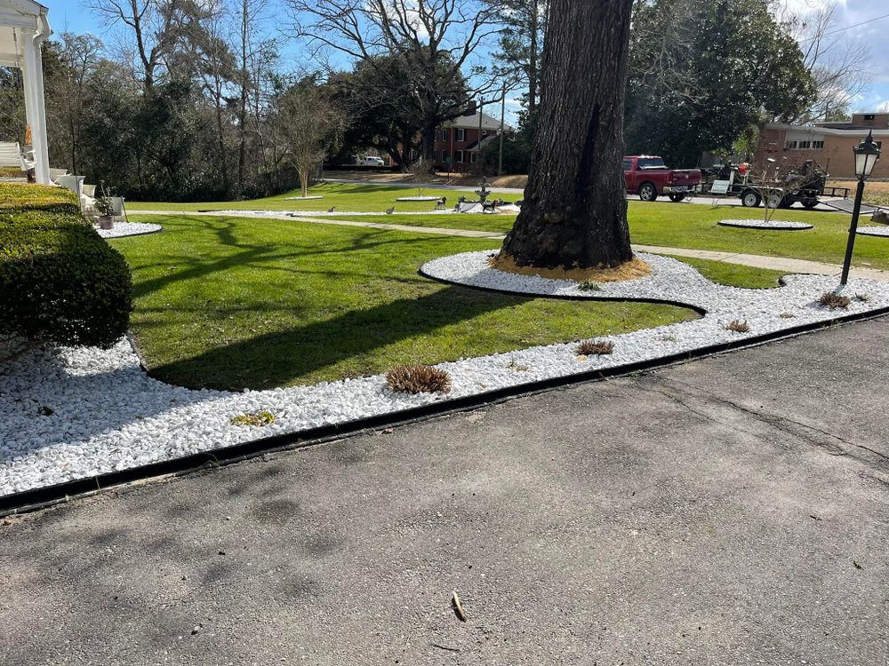 Mowing for All in One Landscaping in Jacksonville, NC