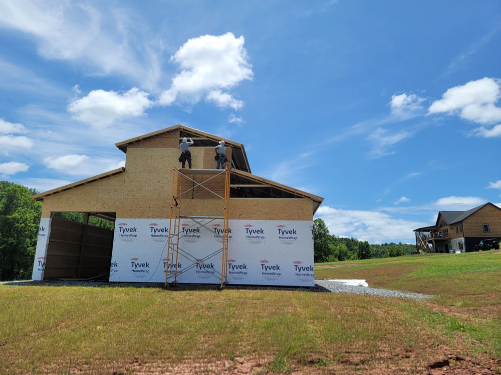 Steel Truss Pole Barns for Platinum Outdoor Services LLC in Conover, NC