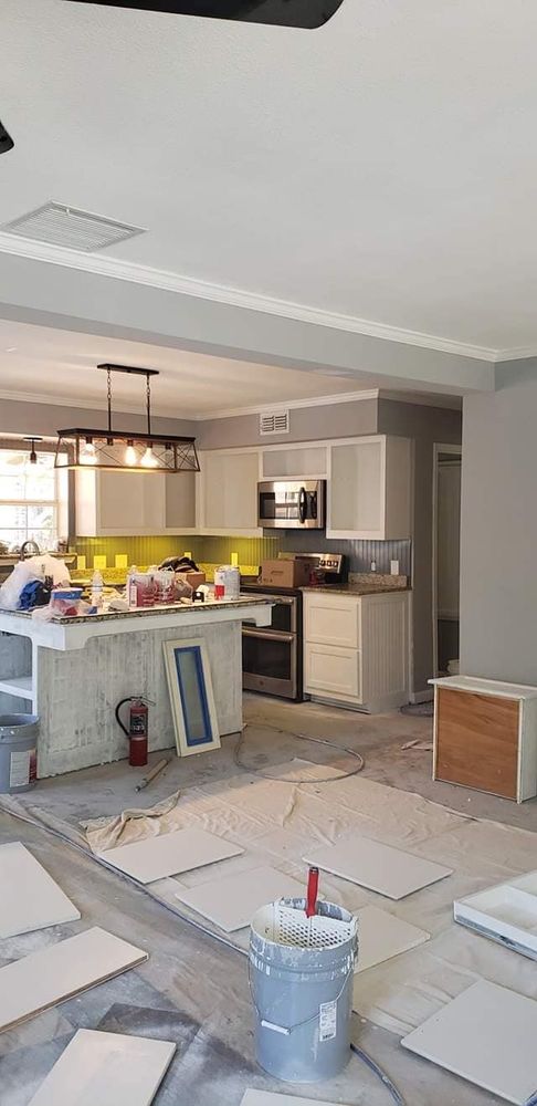 Revitalize your space with our Kitchen and Cabinet Refinishing service. We transform worn surfaces into stunning, updated features, enhancing durability and aesthetics while providing a cost-effective alternative to complete replacements. for Absolute Paint in Kyle, TX