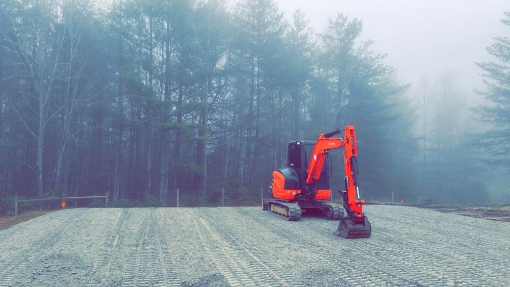 Excavating for Old South Grading in Glade Valley, NC
