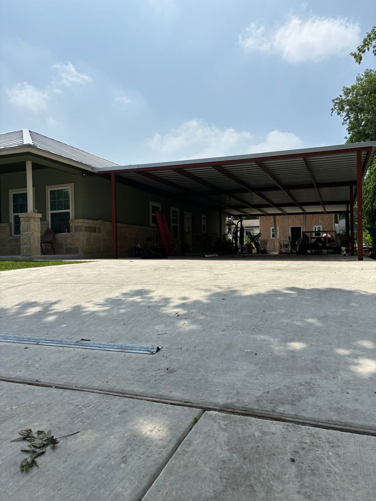 Enhance your home's protection with our durable car ports, designed to shield your vehicles from harsh weather. Customizable and expertly installed, we blend seamlessly with any home aesthetic while adding value. for Ornelas Metal Roofing in San Antonio, TX