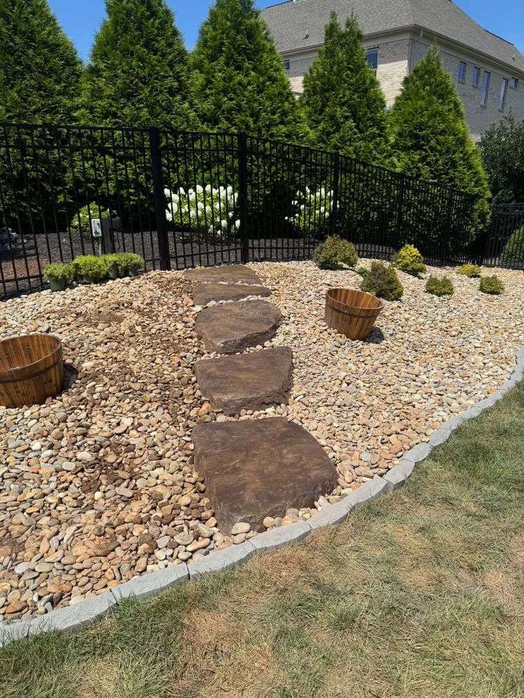 Landscape Curbing, Decorative Border Systems, Concrete Curbing Replacement for Streamline Borders in Indian trail, NC
