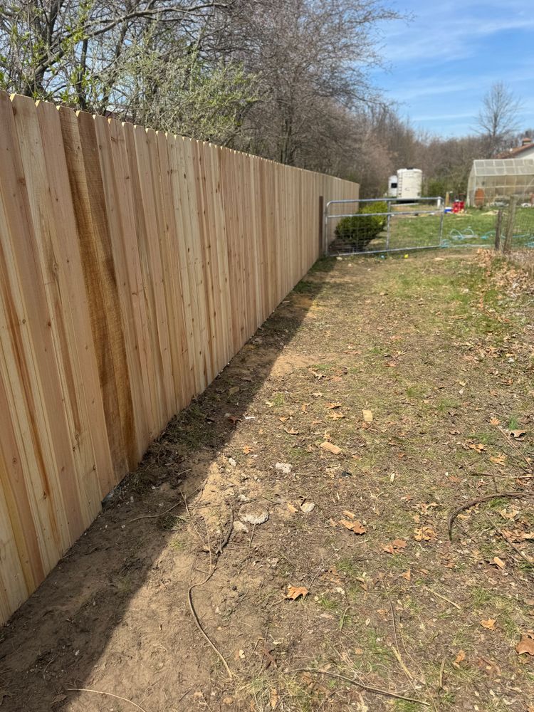 Fences for Risner Construction in De Motte, IN