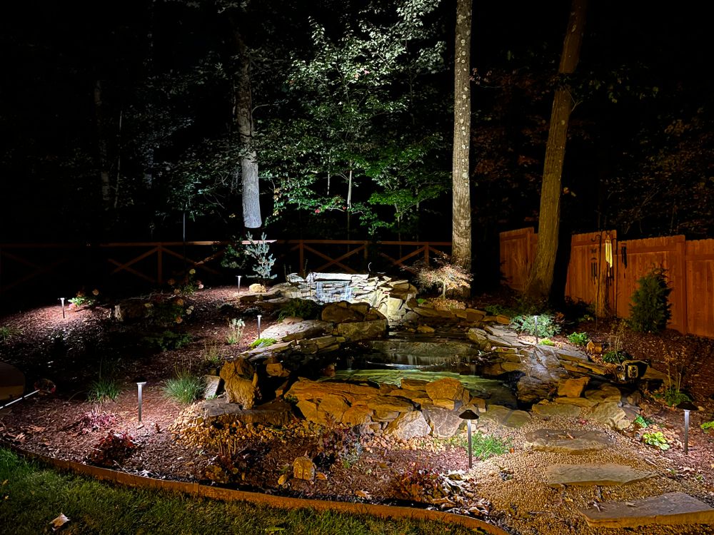 Landscape Lighting for Resnik Landscaping Services in New Kensington, PA