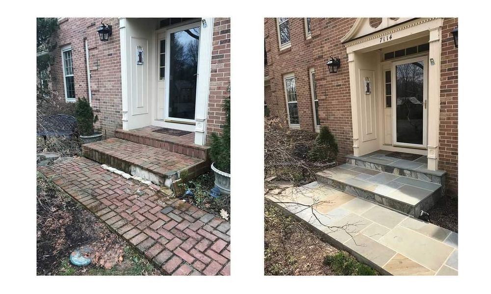 Our Patio Design & Construction service offers homeowners expert masonry work to create beautiful and functional outdoor living spaces, enhancing the aesthetic appeal and value of their property. for Parkway Masonry and Construction in Bedford, NH