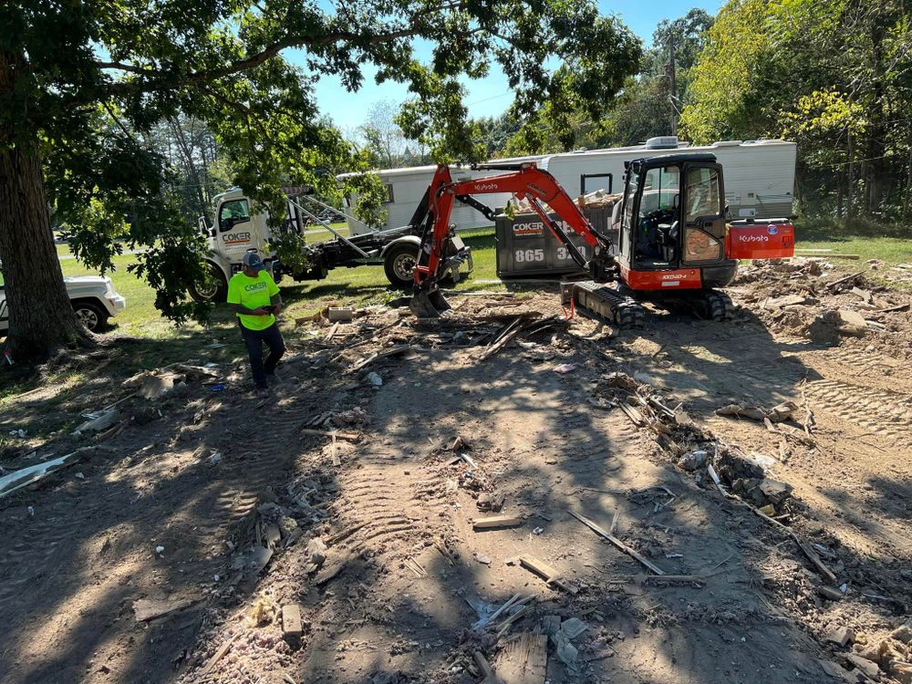 Our Land Clearing & Demolition service includes comprehensive site preparation, vegetation removal, and structure demolition to transform your property effectively and safely in preparation for new construction or renovation projects. for KTN Excavation in Clinton, TN