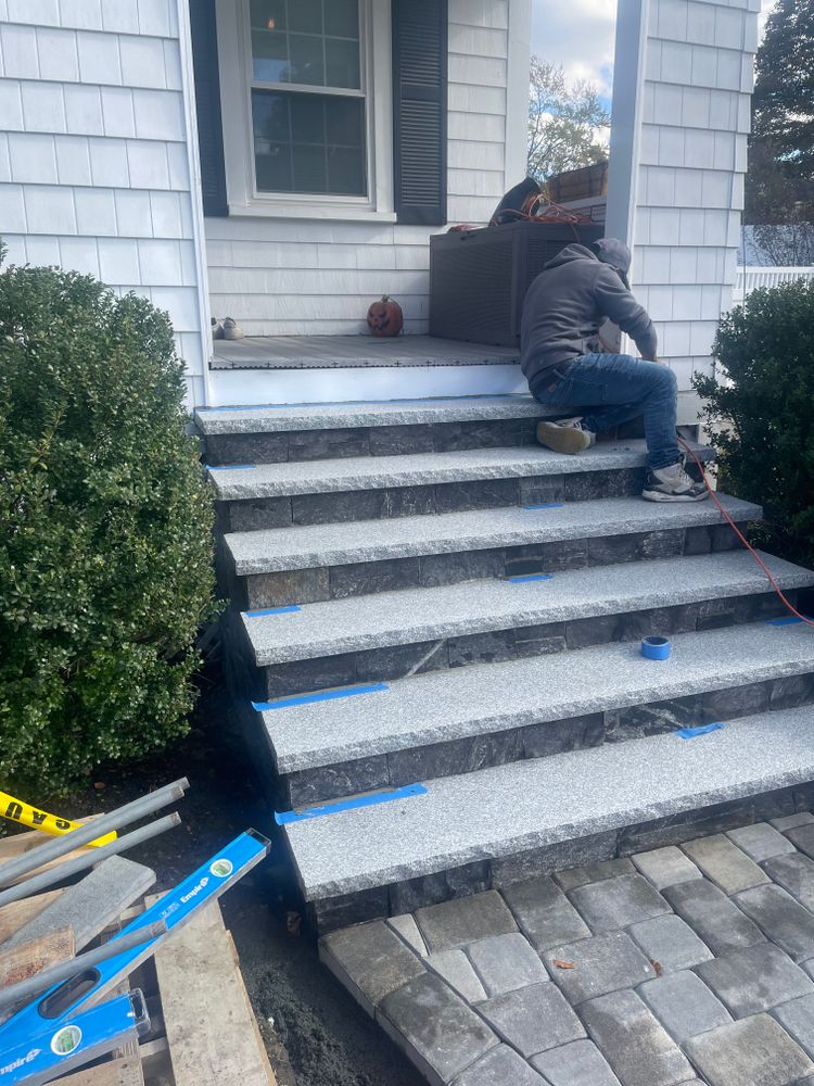 Step/stairs repairs and rebuilds for All For U Roofing & Masonry in Boston, MA