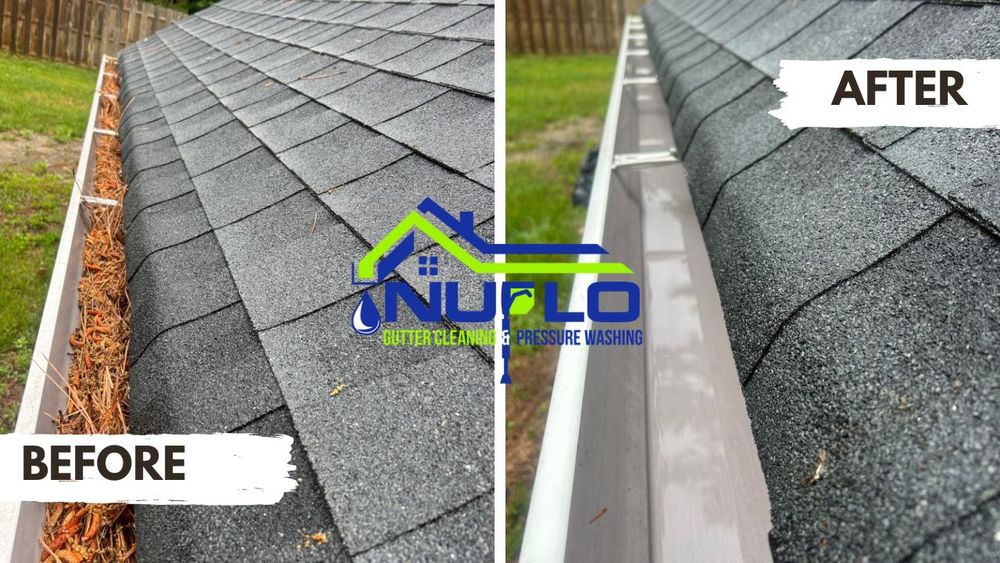 Our professional Gutter Cleaning service ensures that leaves, debris, and clogs are cleared from your gutters, preventing water damage and maintaining the integrity of your home. Schedule a cleaning today! for Nuflo Gutter Cleaning & Pressure Washing in Blackwood, NJ