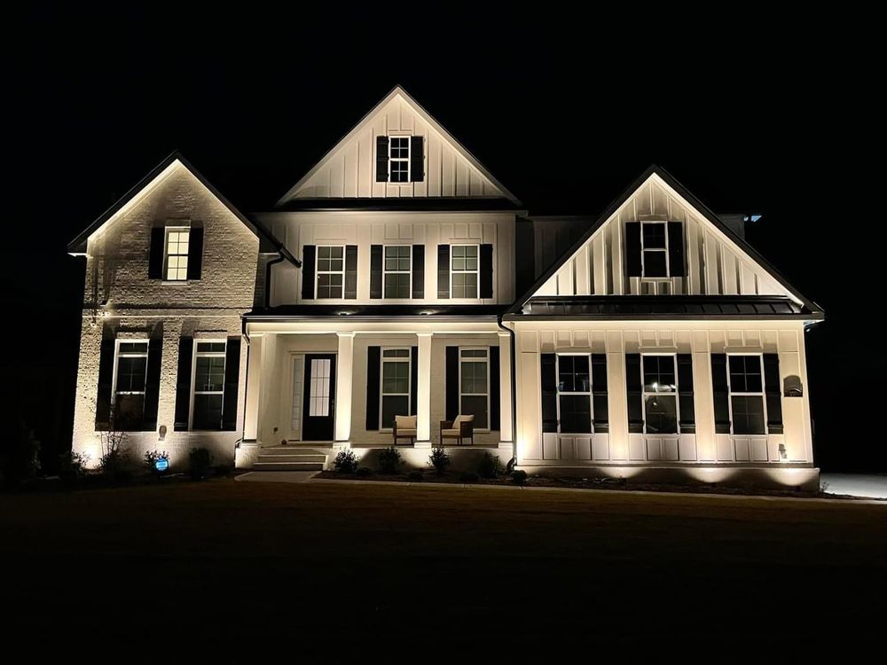 Enhance your home's beauty and security with our expert Landscape Lighting Installation service, illuminating pathways and highlighting architectural features for a stunning outdoor ambiance, all from your trusted pressure washing specialists. for Five Star Pro Exteriors in Philadelphia, PA