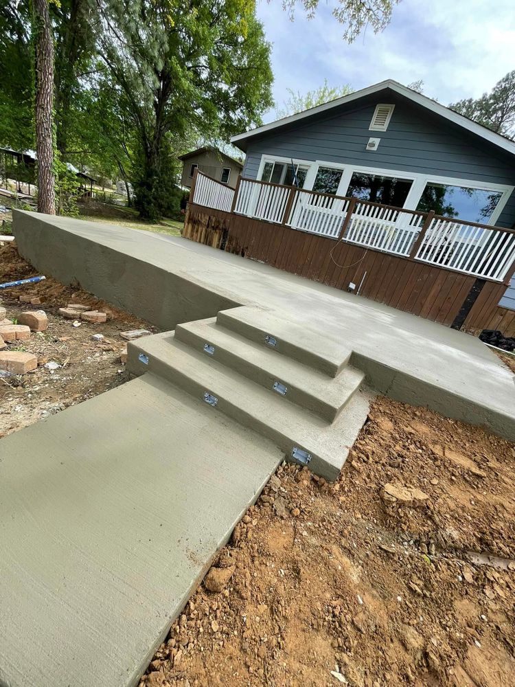 Our Stair Design & Installation service offers homeowners high-quality and durable concrete stairs tailored to their unique needs, enhancing both the aesthetics and functionality of their property. for 3B Concrete Construction LLC  in DFW, TX