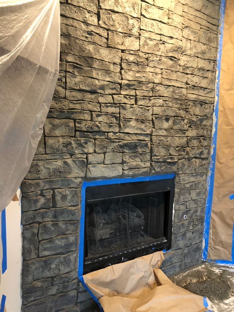 Carved Concrete for Texas Curb N Borders in Houston, TX