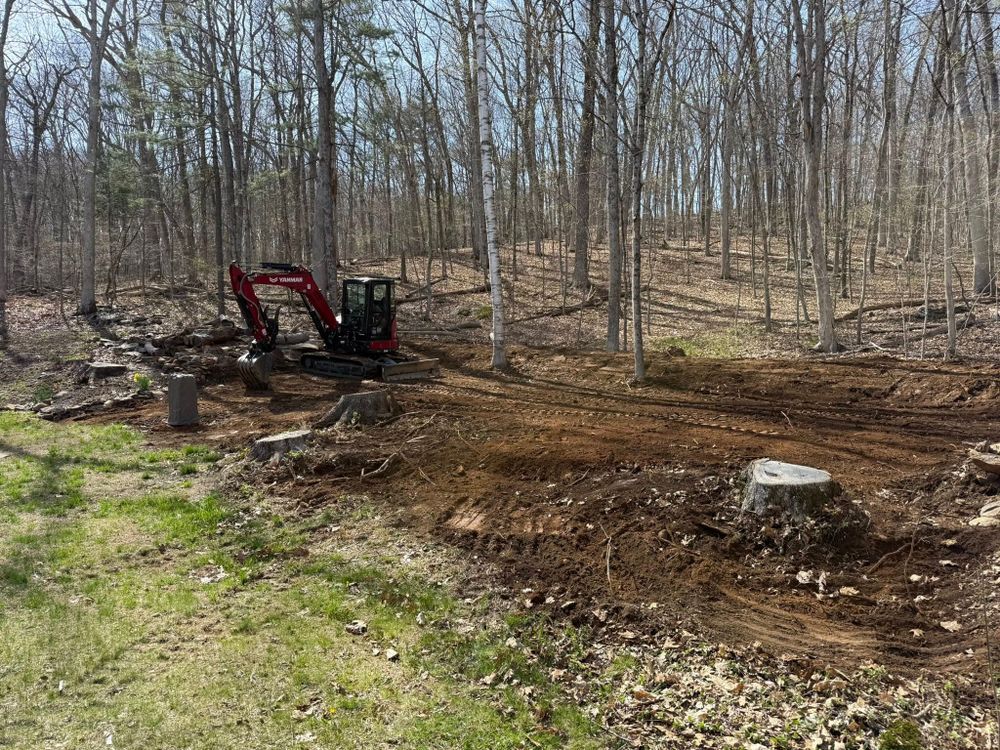 Excavation for Triple C’s Excavation in Ashford, CT