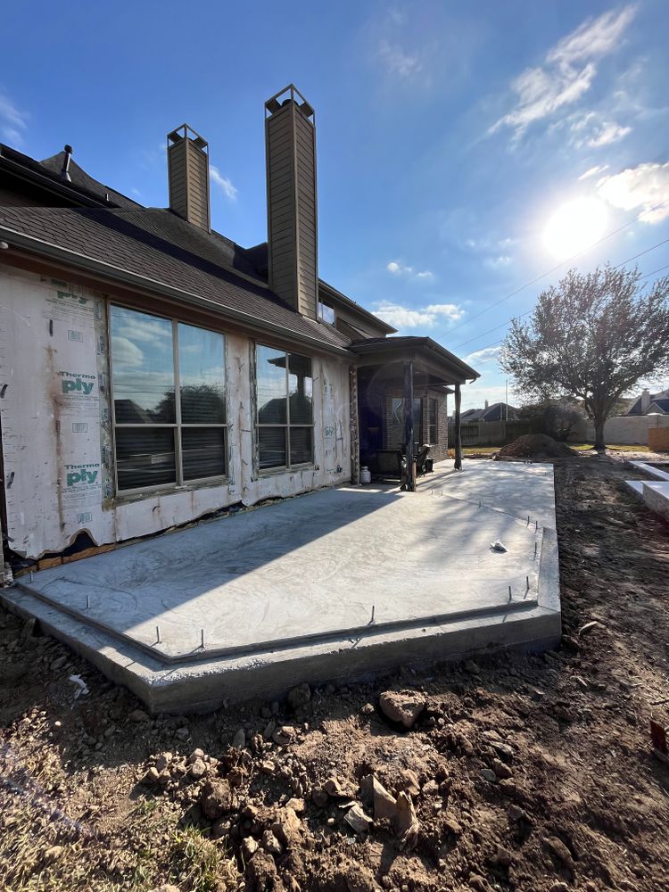 Concrete work for BigTex Concrete Construction in Houston, TX