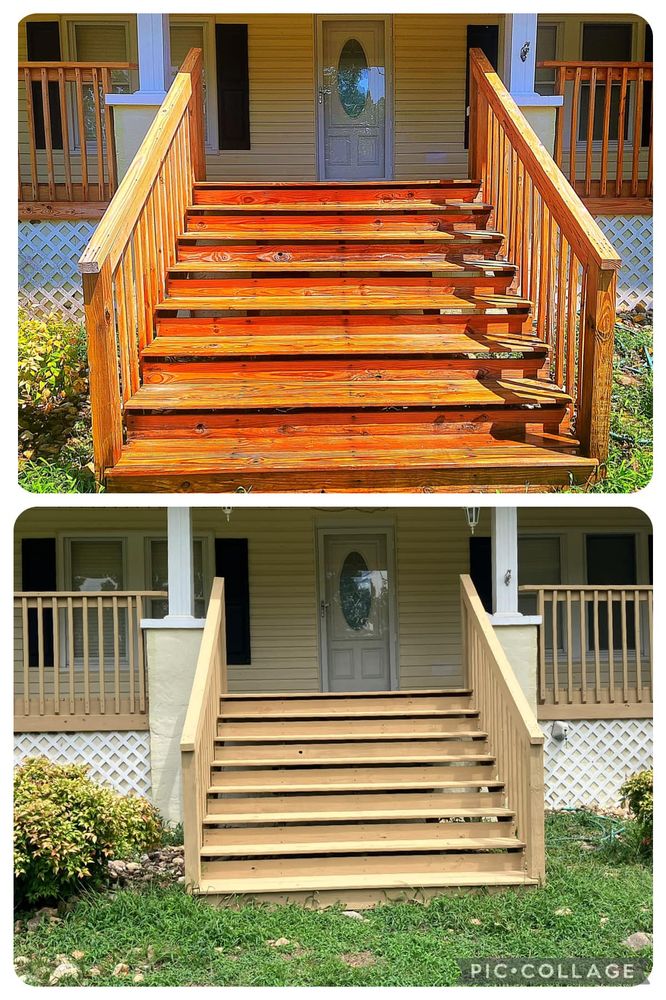 Exterior Painting for Stick’s Paint & Garden Maintenance in Morganton, NC