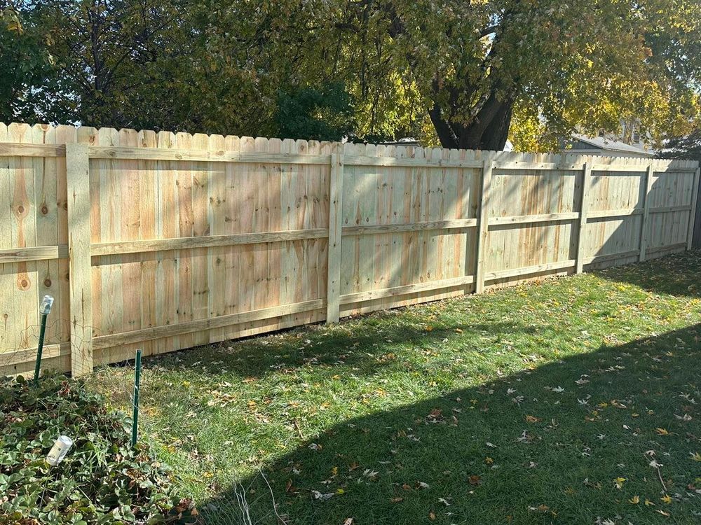 Fence Installation for Illinois Fence & outdoor co. in Kewanee, Illinois