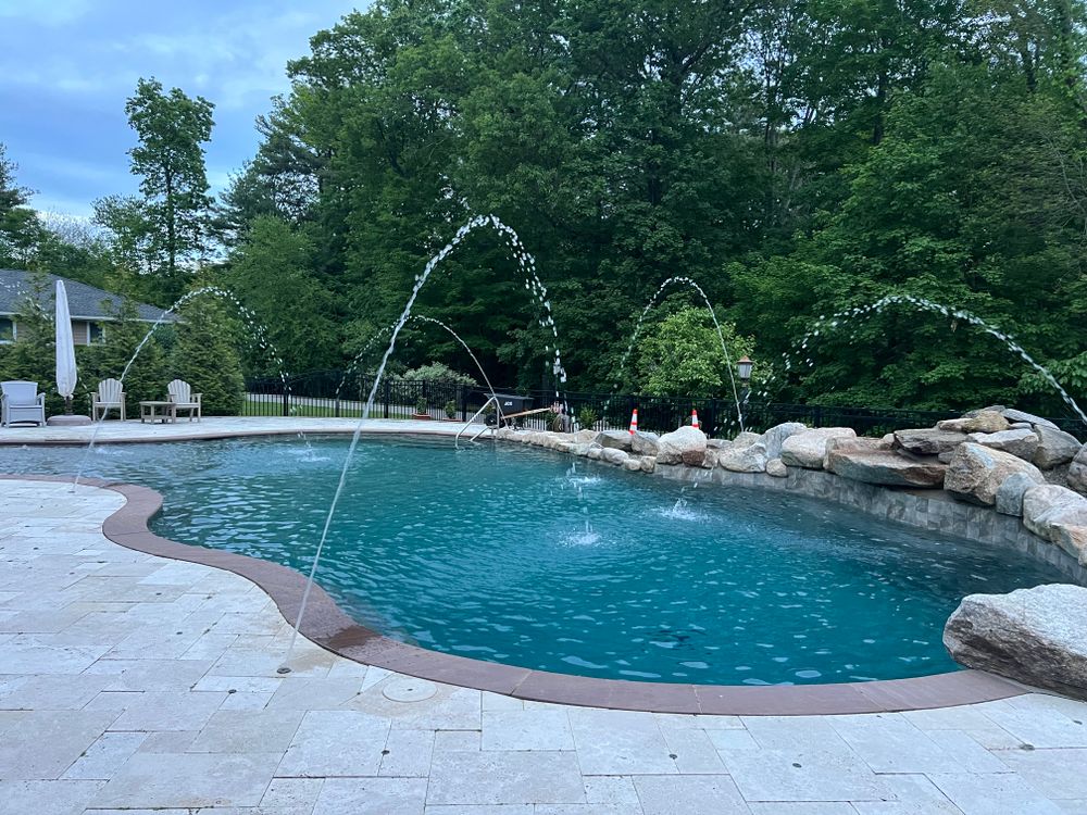 Construction for Full Service Pools in Andover, MA