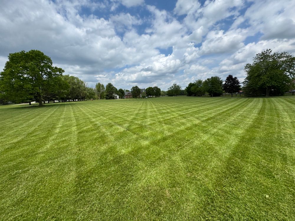 Our professional mowing service ensures your lawn is maintained to perfection, providing a well-manicured and tidy outdoor space for you to enjoy without the hassle of doing it yourself. for Dewhurst Landscaping & Lawncare in Pickerington, OH